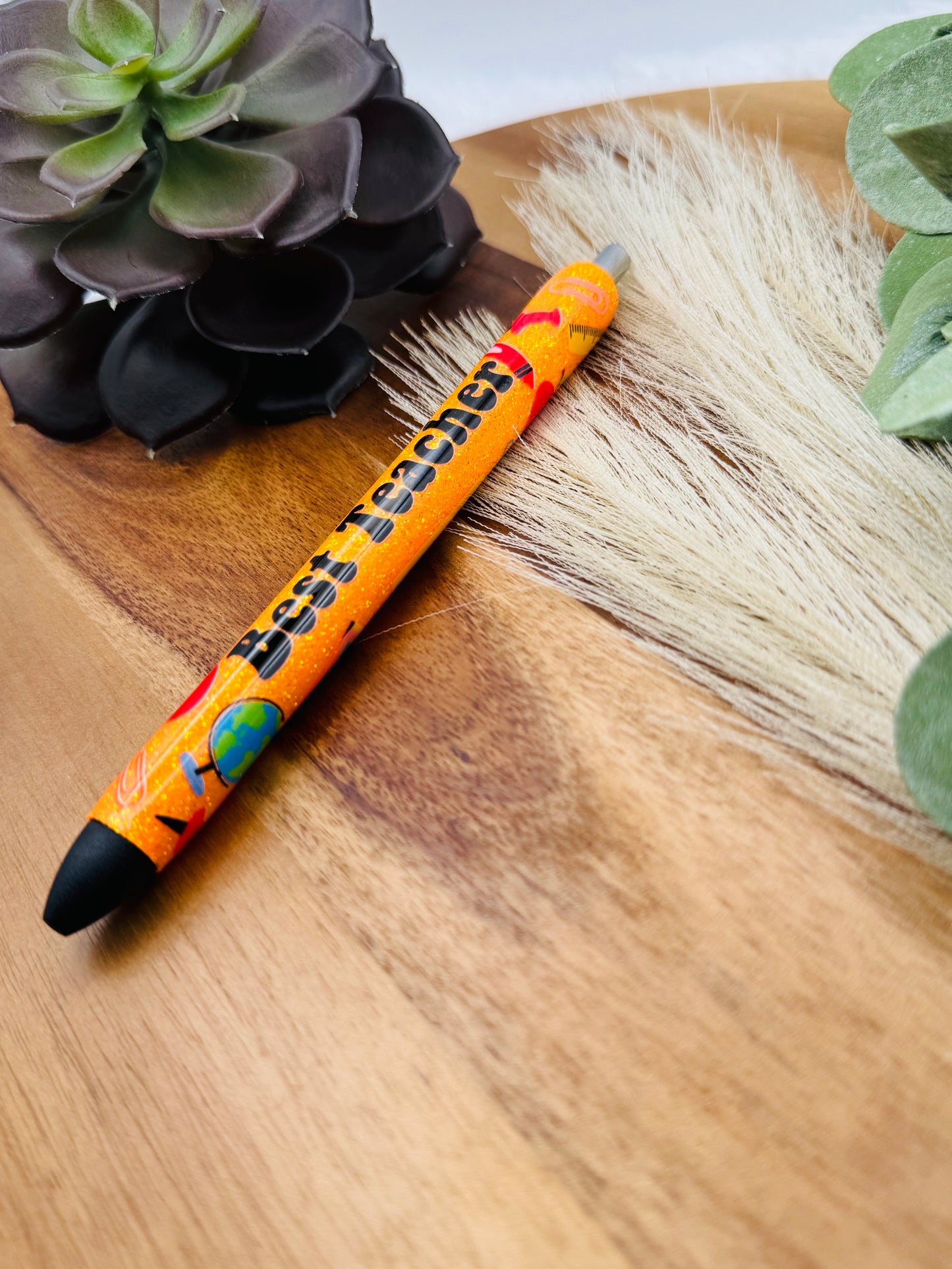 Gel Pen: Best Teacher | Color: Hunter