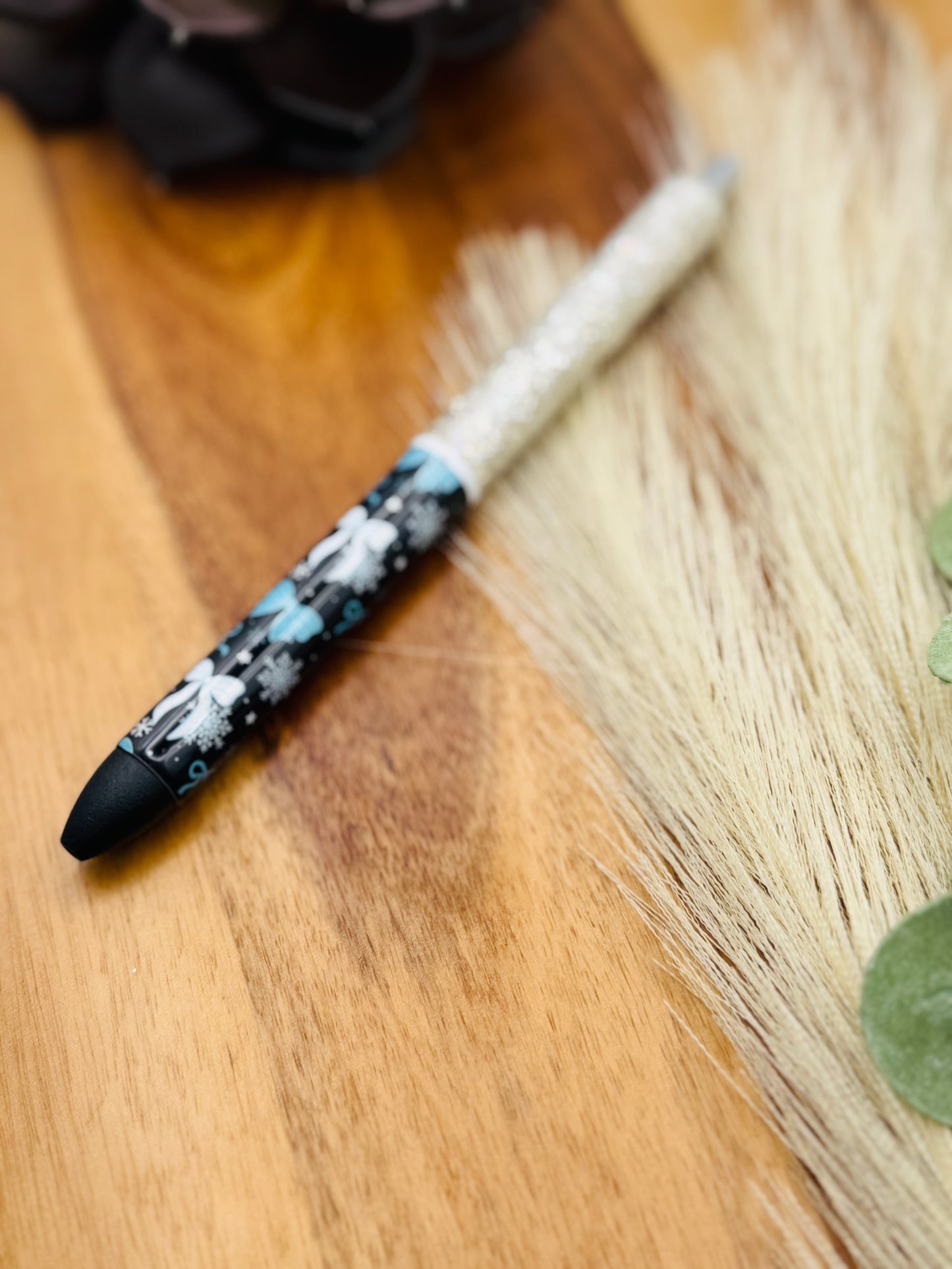 Pen | Blue Winter Bows