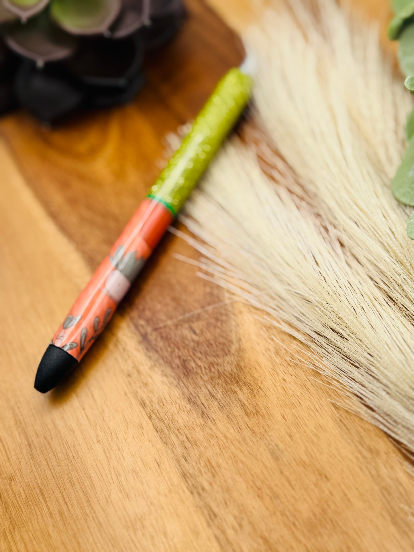 Pen | Plants/Orange - Glitter: Slimer