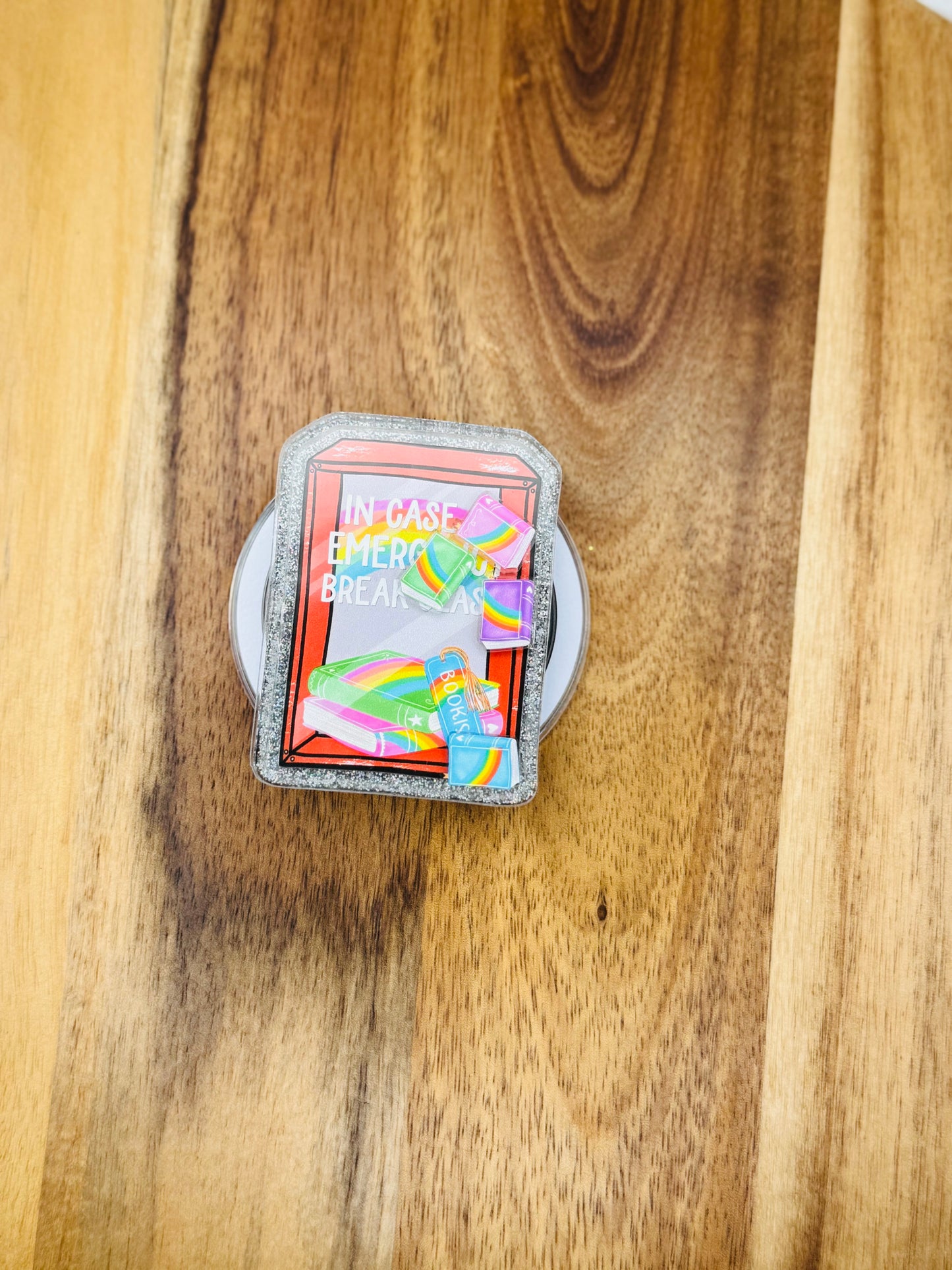 Shaker Phone Grip | In Case of Emergency Break Glass