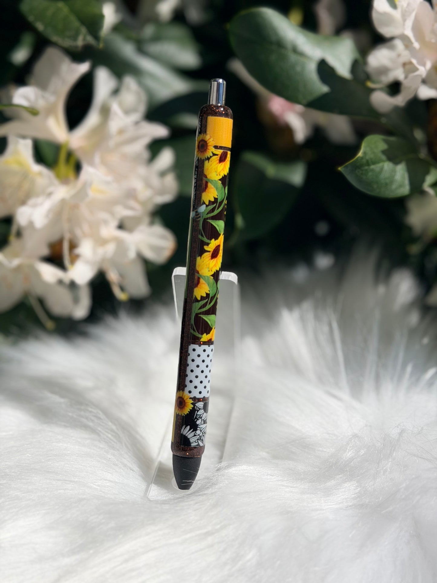 Sunflower Patchwork Gel Pen