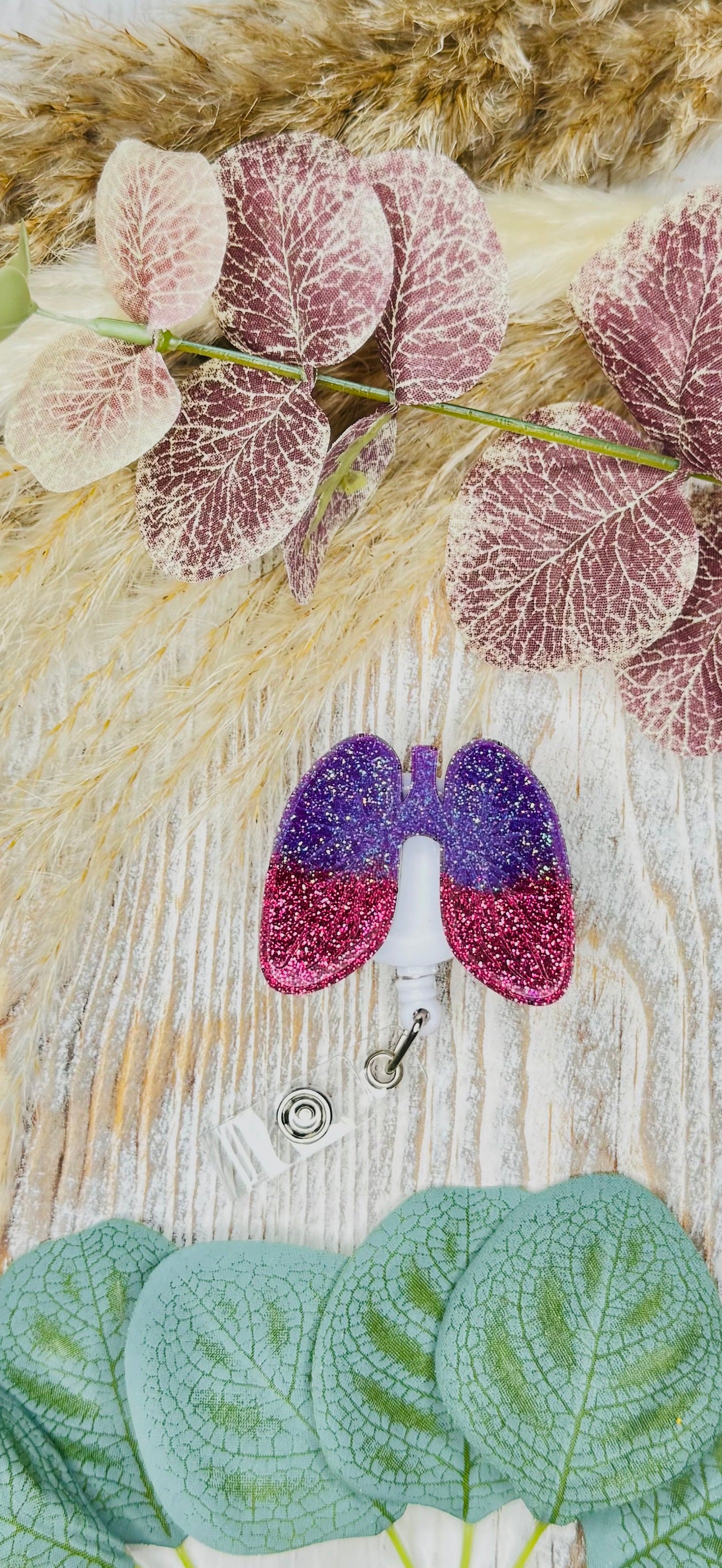 Purple & Pink Lungs - Badge Reel