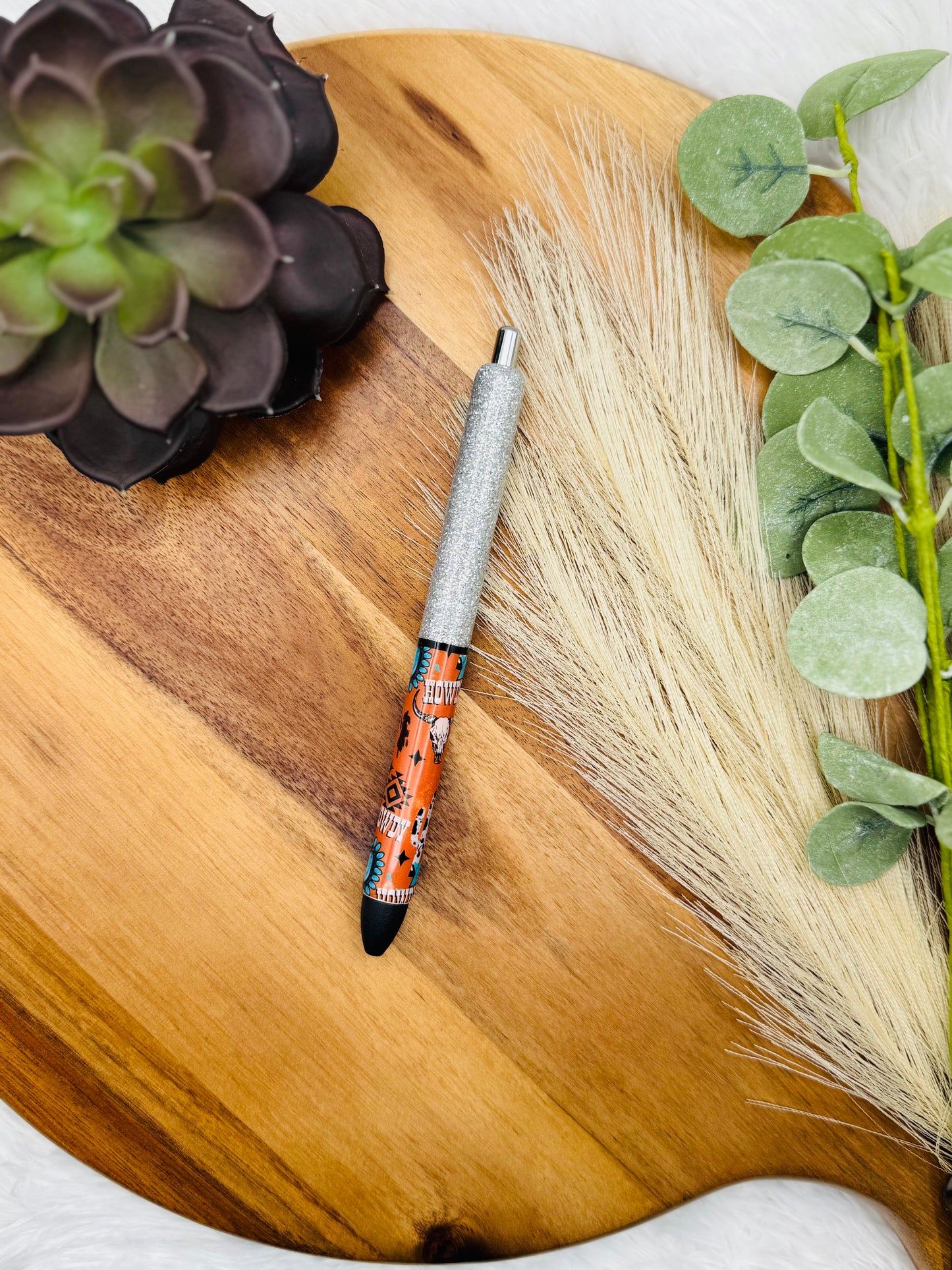 Gel Pen: Howdy Western Wrap | Color: Silver Striped