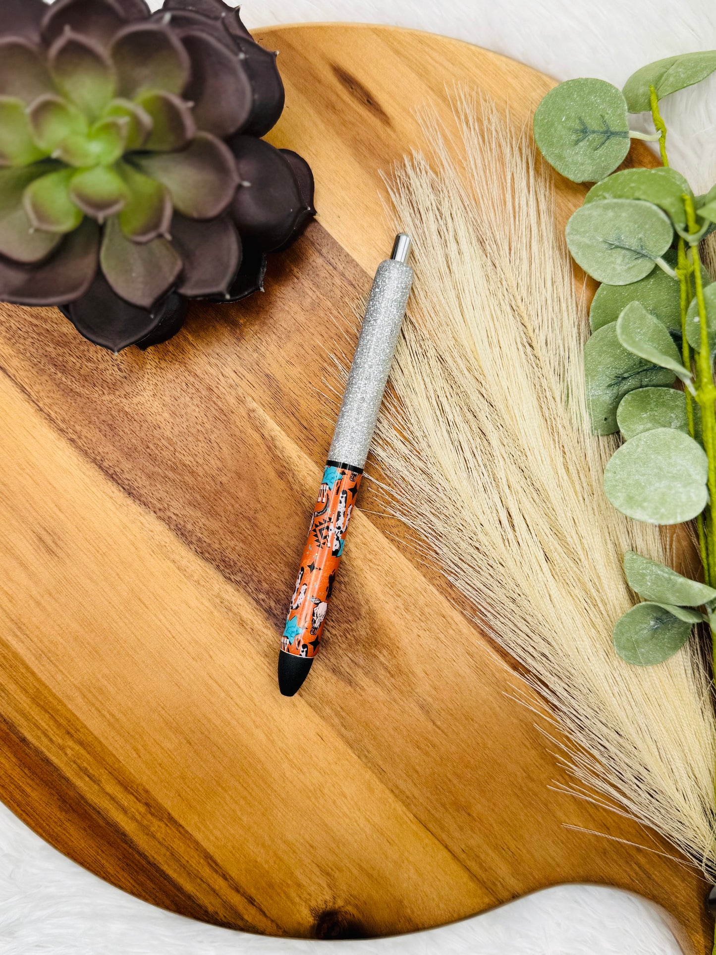 Gel Pen: Howdy Western Wrap | Color: Silver Striped