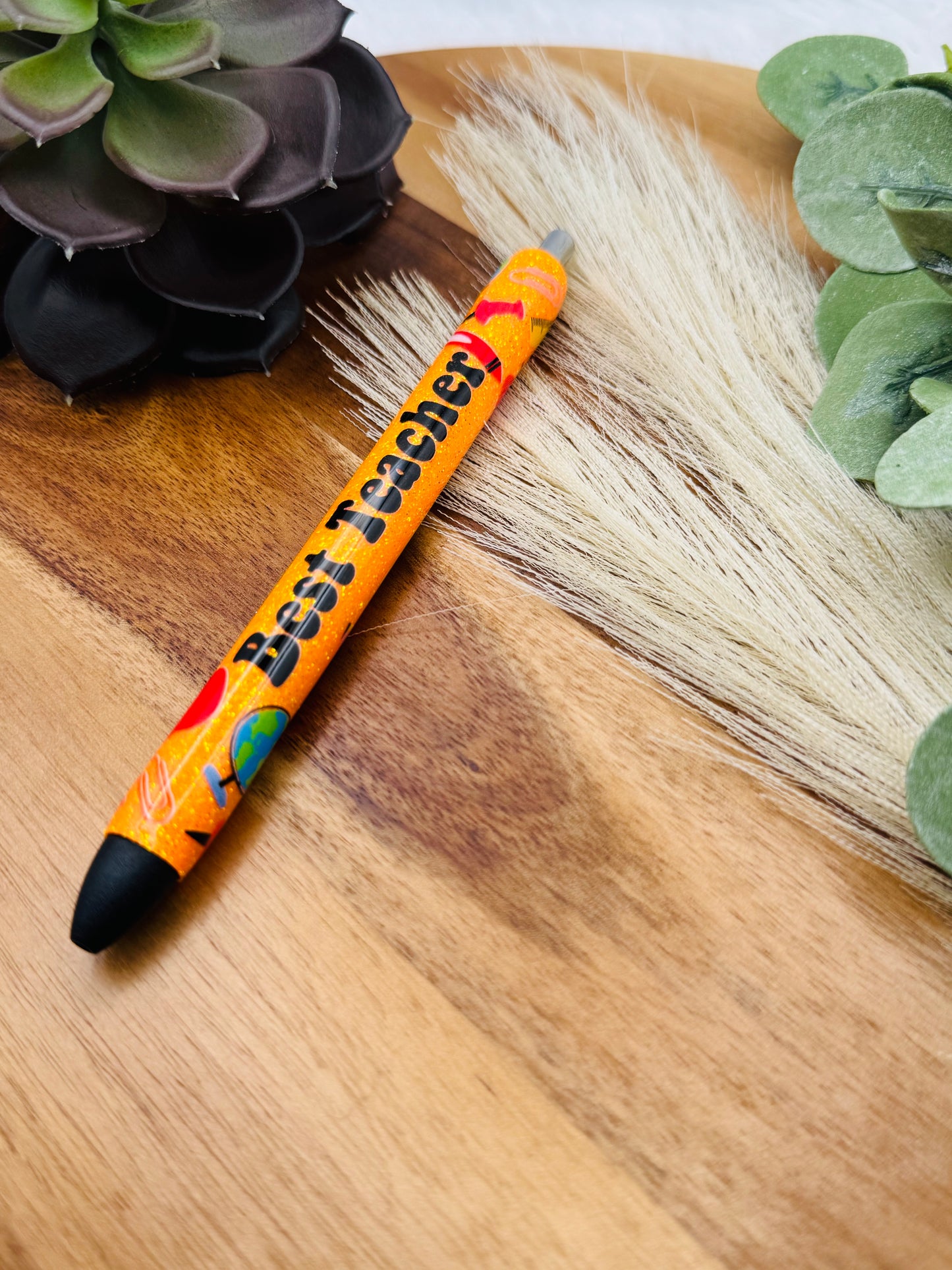 Gel Pen: Best Teacher | Color: Hunter