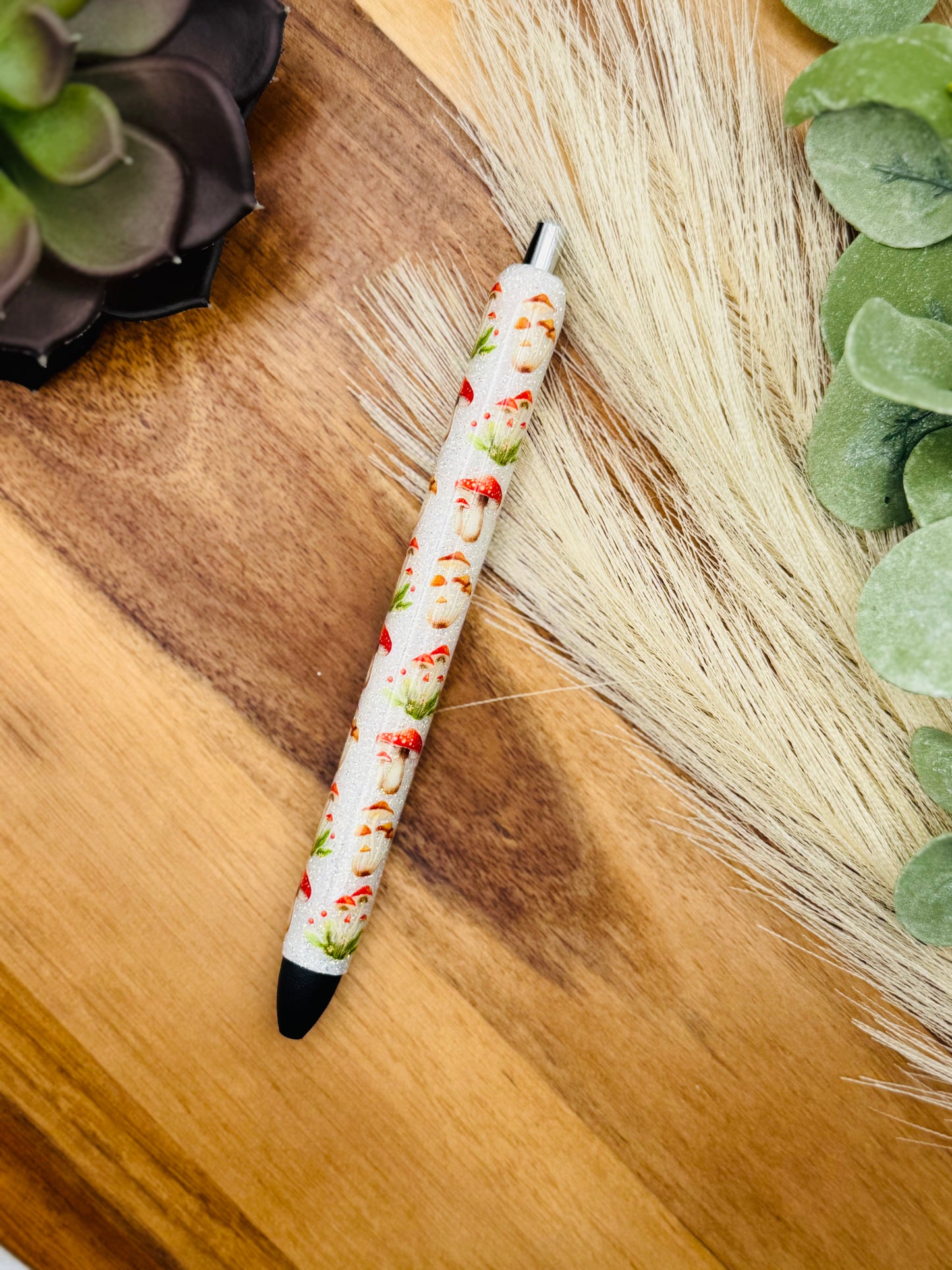 Gel Pen: Mushrooms | Color: White