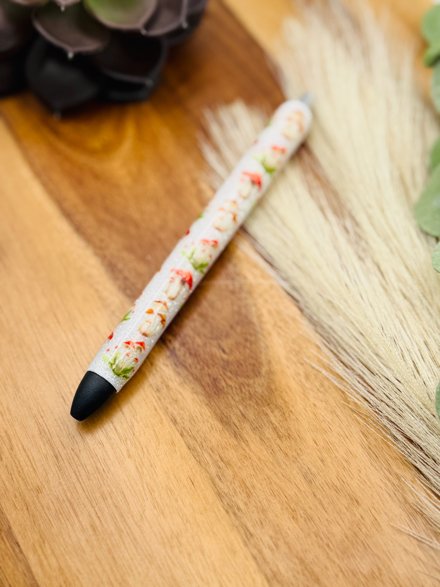 Gel Pen: Mushrooms | Color: White
