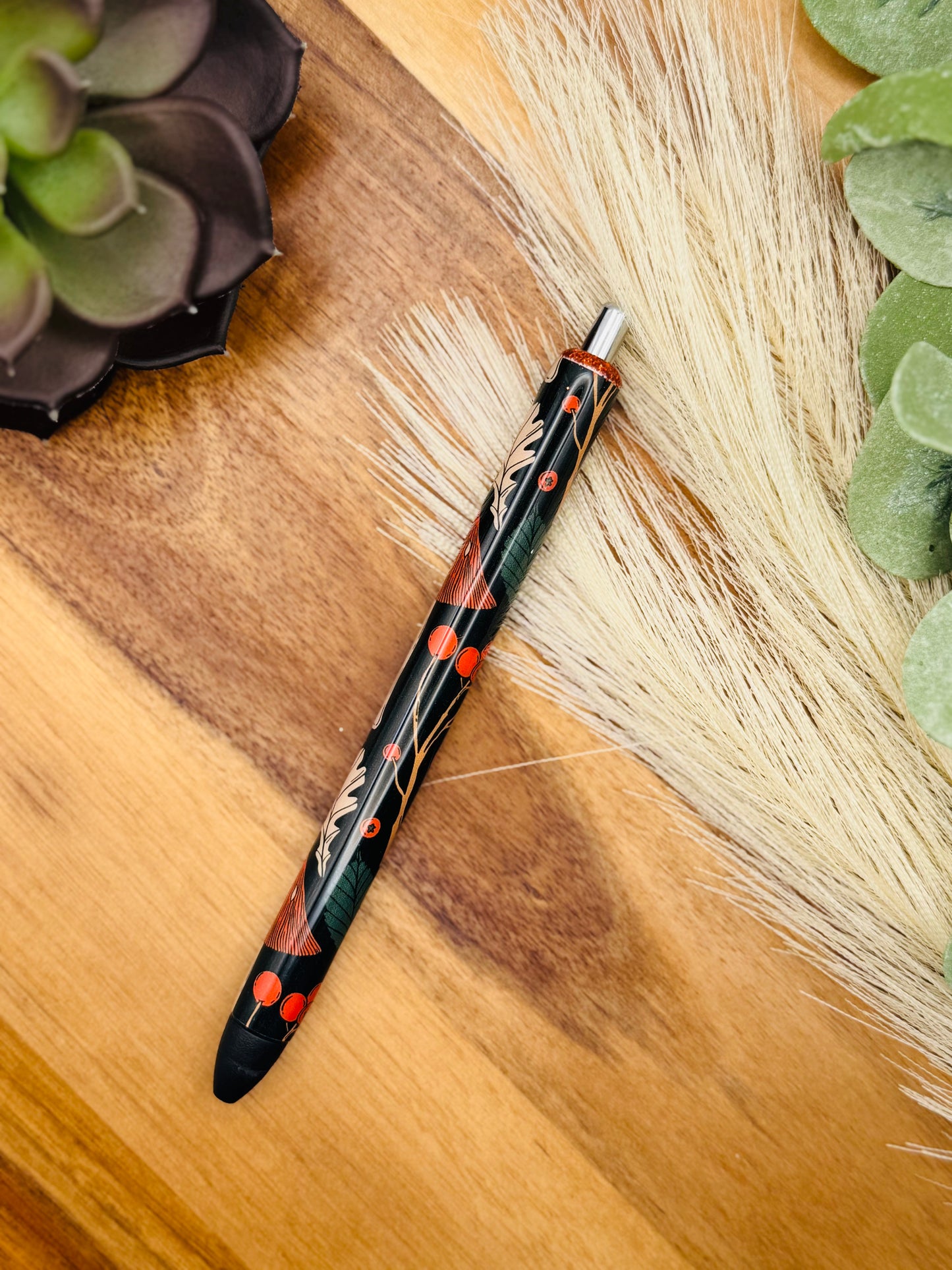 Gel Pen: Mushroom Rustic Fern Wrap