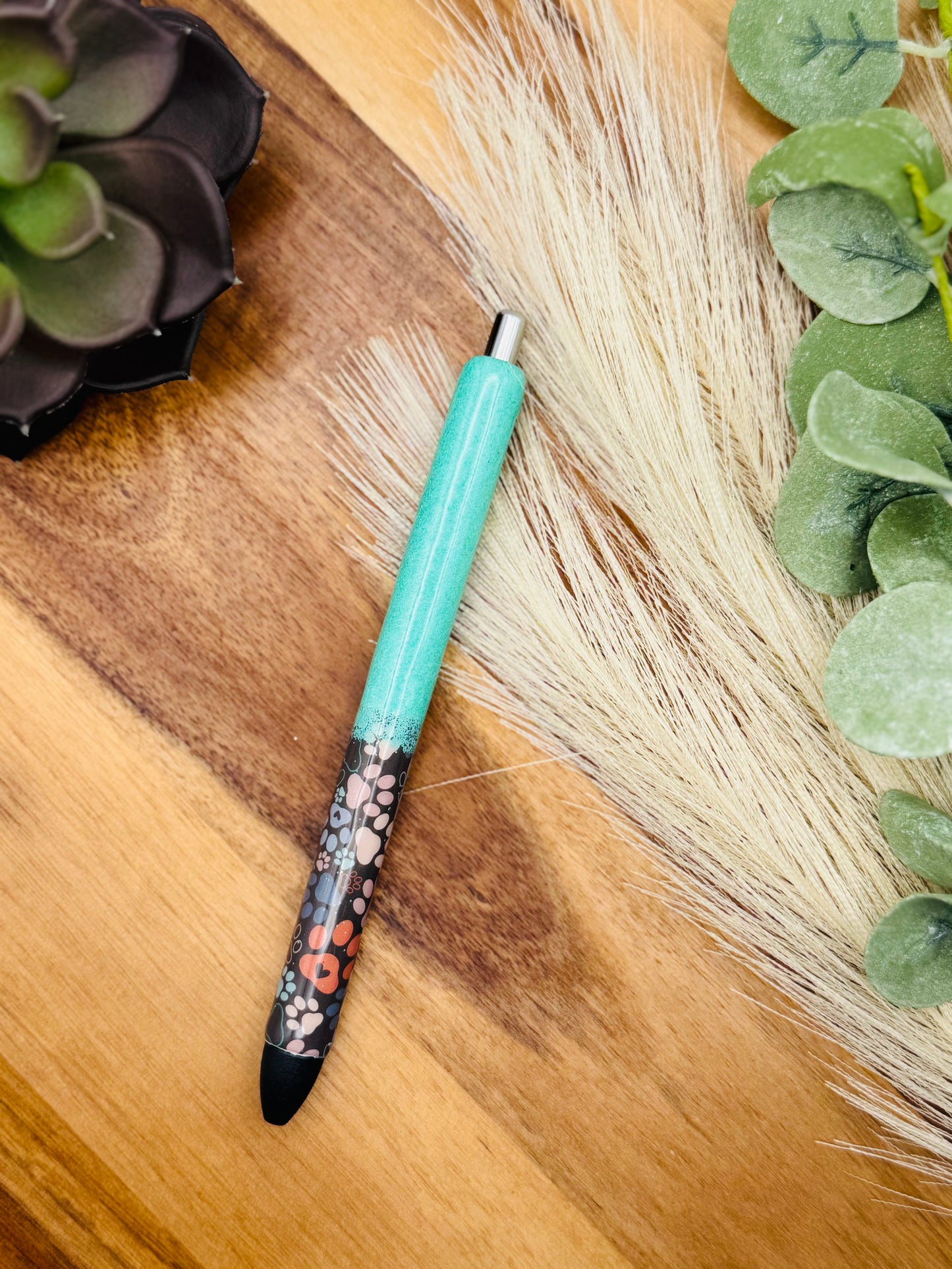 Gel Pen: Paw Print | Color: Jasmine, Ombre