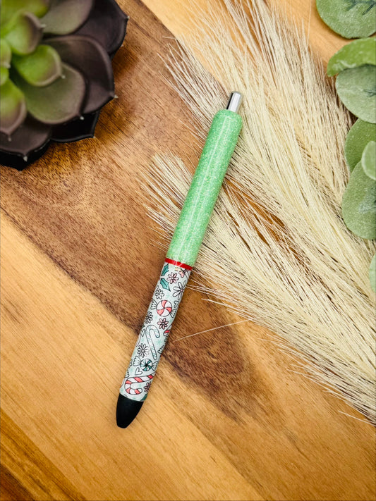 Pen | Christmas Candy Floral