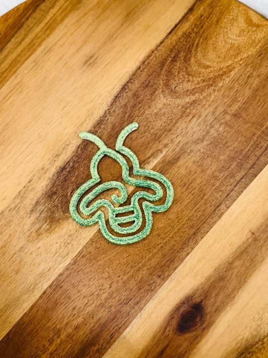 Jumbo Paperclip | Green Bee
