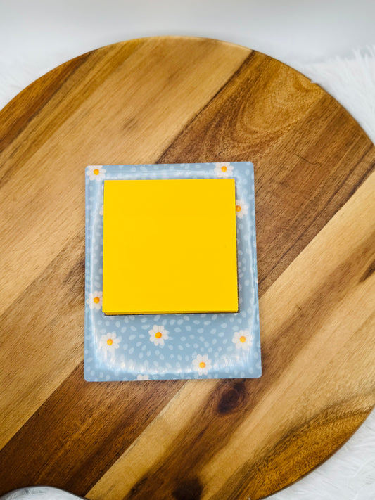Daisies Sticky Note Dispenser