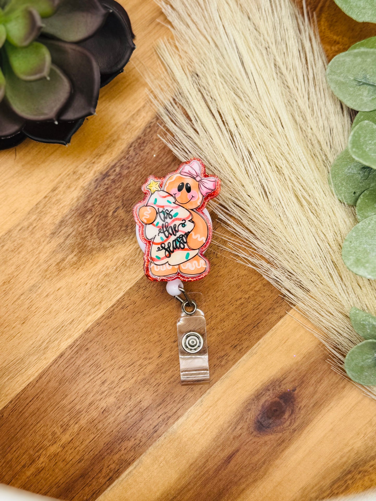 Gingerbread Badge Reel