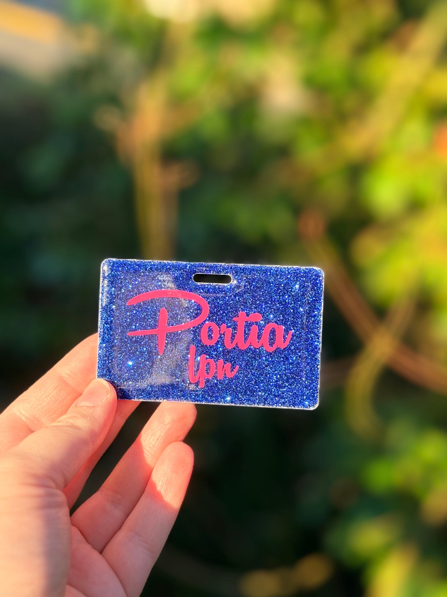 Custom name badge