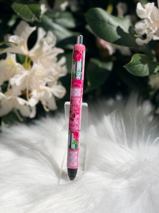 Rose Patch Work Gel Pen 103