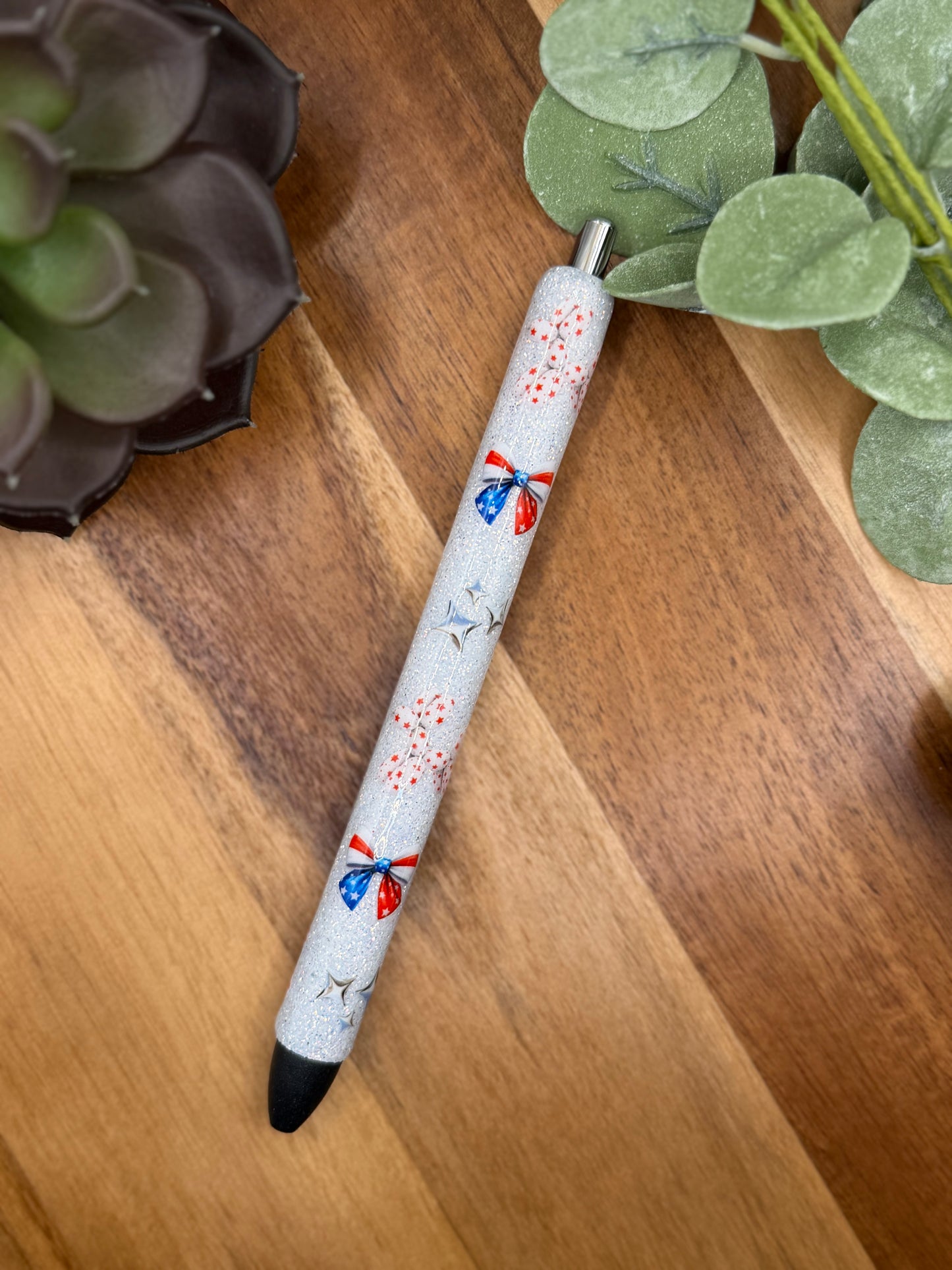 4th of July Balloon Dog and Bows | Gel Pen 425