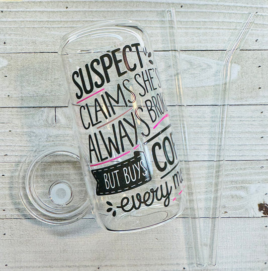 Suspect Claims Tumbler