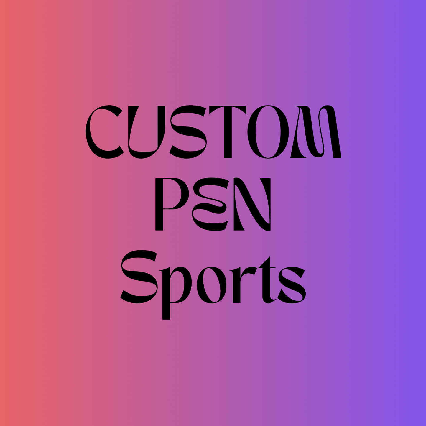 Custom Pen - Sports